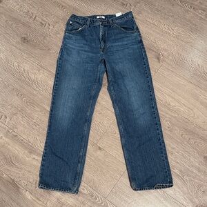 Women’s Blue Straight-Leg  Jeans
